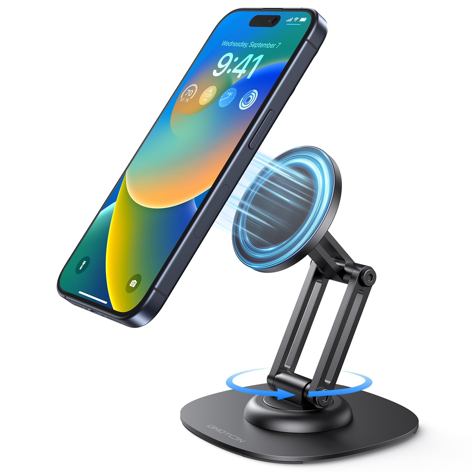 Amazon.com: OMOTON 360°Rotating Magnetic Phone Stand for